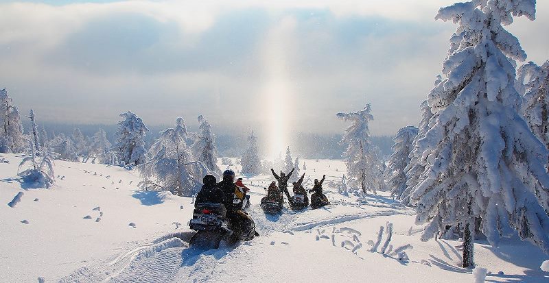 Снегоходное сафари по Карелии с Bombardier Club Москва